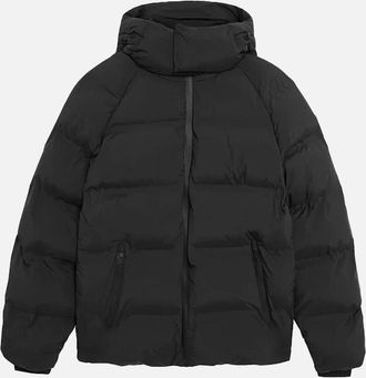 Lyle & Scott Mens Lyle & Scott Welded Puffer Jacket Jet Black - Size: 38/Regular