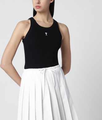 Ami Black Ami De Coeur tank top