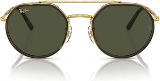 Ray-Ban Green Irregular Unisex Sunglasses RB3765 919631 53