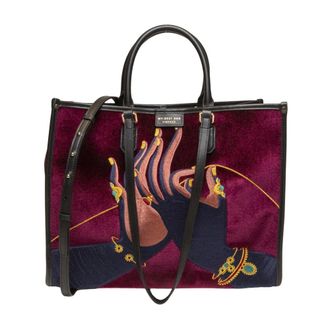 My Best Bags Firenze Atena Essence Tote Bag - Dames - Tassen - Paars - Maat: ONE Size