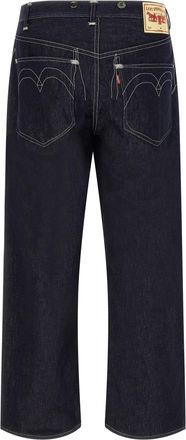 Junya Watanabe Cotton-Linen Blend Denim Jeans - Navy