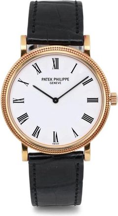 Patek Philippe Pre-owned Patek Philippe Patek Philippe Calatrava Automatic White Dial Mens Watch 5120J-001