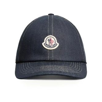 Moncler Archive Logo Cap - male - Moncler - Hats & Caps - Blue - ONE SIZE - Accessories