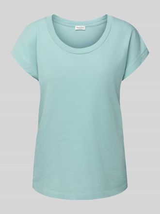 Marc O'Polo Regular Fit T-Shirt aus reiner Baumwolle in Petrol, Gr&ouml;&szlig;e L