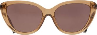 Burberry Brown Cat Eye Ladies Sunglasses BE4457F 416473 55