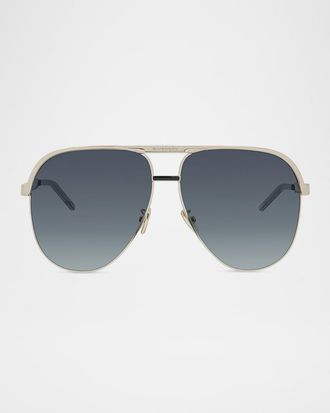 Givenchy GV40117UW Aviator Metal Sunglasses