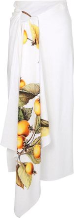 Ferragamo Asymmetrical Draped Skirt