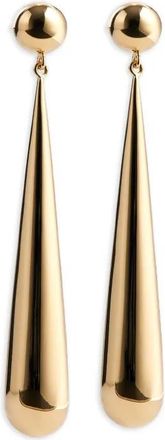 LI&Eacute; STUDIO sphere drop earrings - Goud