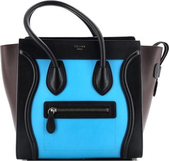 Celine Tricolor Luggage Bag Nubuck Micro tote bag - Veelkleurig