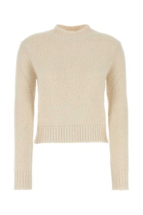 Jil Sander Ivory Alpaca Blend Sweater