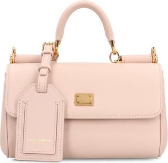 Dolce & Gabbana Light Pink Sicily Mini Satchel