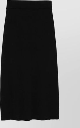 Toteme cashmere-blend fine-knit high-rise maxi skirt