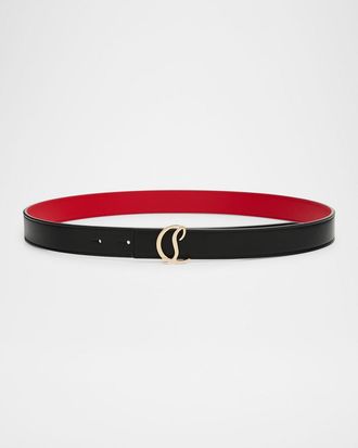 Christian Louboutin Loubi54 Reversible Belt in Leather