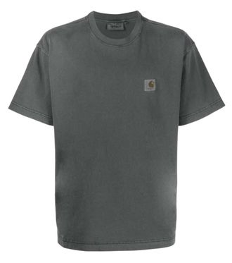 Carhartt Work in Progress Dark Grey Logo T-Shirt