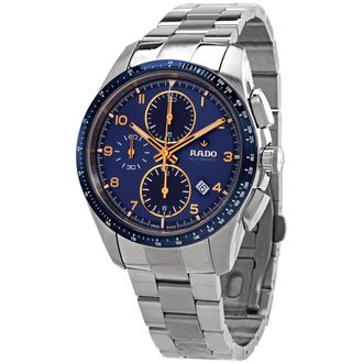 Rado Hyperchrome Chronograph Automatic Blue Dial Mens Watch R32042203