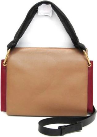 Marni Pre-owned Beat Schoudertas - Dames - Vintage Schoudertas - Veelkleurig - ONE Size - Leer - Vintage