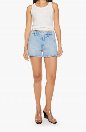 Mother The Pleated Rambler Short In Fringe Benefits