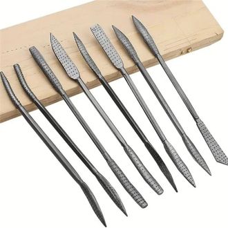 OEM Juego De 8 Cinceles Para Tallar Piedra, Herramientas De Acero De Tungsteno Para Tallar Madera Y Piedra, Herramienta Art&iacute;stica Profesional Con Secci&oacute;n 