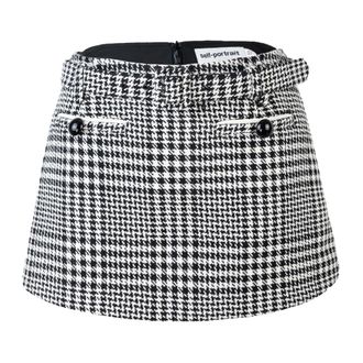 Self Portrait Dames, Korte broeken, Zwart, Maat: S Wol