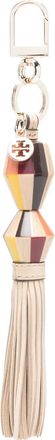Tory Burch Portachiavi a righe - Marrone
