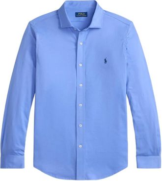 Polo Ralph Lauren Overhemd met lange mouwen en kraag - Blauw