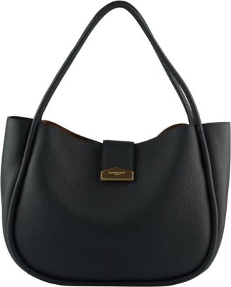 Pourchet Dames, Tassen, Blauw, Maat: ONE Size Leer