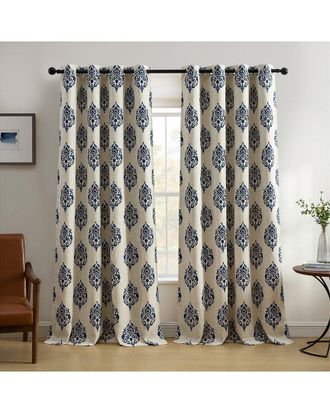Elrene Navara Medallion Room Darkening Window Curtain