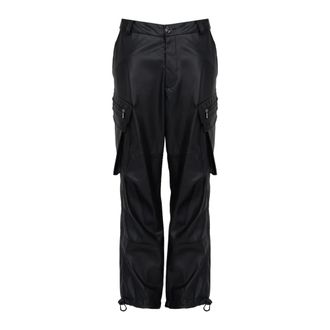 La Haine Inside Us Broeken, Heren, Zwart, L, Elegante Joggerbroek met Ritszakken