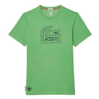 Lacoste Unisex volwassen Roland Garros Editie Normaal T-Shirt (Groen)