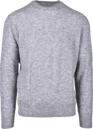 Ballantyne Truien & Vesten, Heren, Grijs, L, Wol, Wolmix Alpaca Trui