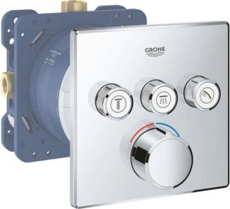 GROHE Grohtherm mezclador termostático empotrable frontal + Rapido Smartbox cuerpo empotrable - Grohe