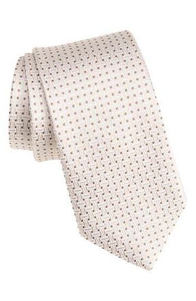 Duchamp Basketweave Silk Tie in Tan at Nordstrom Rack