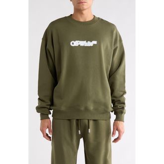 Off-white Spray Arrow Skate Graphic Sweatshirt in White Moss-White at Nordstrom Rack, Size Xx-Large