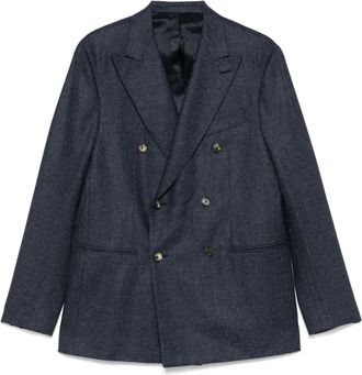 Caruso Blazer doppiopetto - Blu