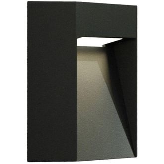 Lucande Lucande L&aacute;mpara De Pared Led Exterior dijora En Negro Aluminio