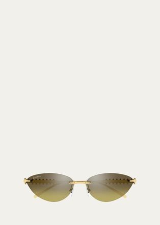 Cartier Clash De Cartier 58MM Cat-Eye Sunglasses