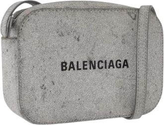 Balenciaga Pre-owned Vintage Cross Body Bag - Dames - Vintage Schoudertas - Grijs - ONE Size - Leer - Vintage