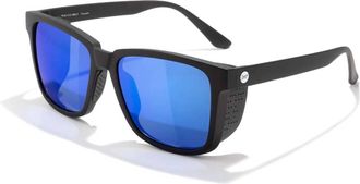 Sunski Womens Couloir Sunglasses In Black Blue