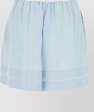 Alexander McQueen jacquard shorts featuring subtle woven motif