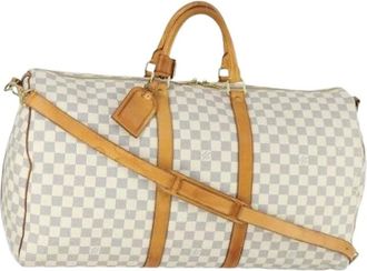 Louis Vuitton Pre-owned Weekend Bags, female, White, Size: ONE SIZE Pre-owned Weekend Bag