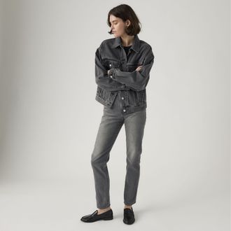 Levi's Wedgie Slim Jeans - Womens - 23X30 - Black