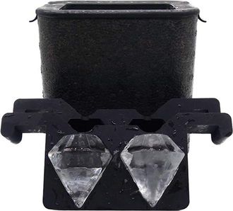 OEM Bandeja De Hielo Transparente Con Forma De Diamante Para Whisky, C&oacute;cteles Y Otras Bebidas Un Regalo Original Para Amigos Y Familiares