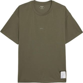 SATISFY AuraLite T-shirt - men - Recycled Polyester - L - Green