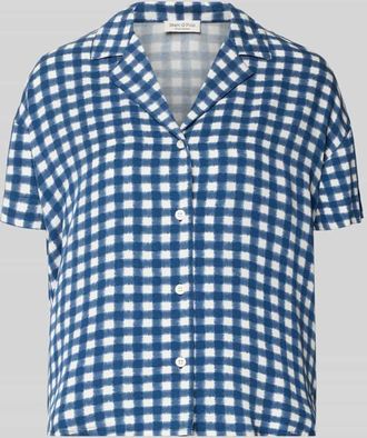 Marc O'Polo Relaxed Fit Pyjama-Oberteil aus reiner Viskose in Dunkelblau, Gr&ouml;&szlig;e XL