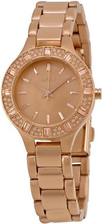 DKNY Chambers Rose Dial Rose Gold-tone Ladies Watch NY8486