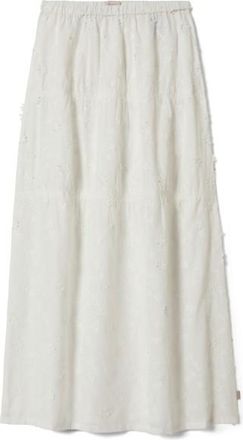 Brixton The Abigail Skirt Jupe f&uuml;r Damen | wei&szlig;/grau