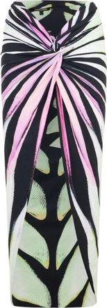 Roberto Cavalli Badmode, Dames, Veelkleurig, S, Ray Of Paradise Print Sarong