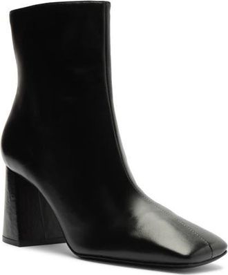 Schutz Leia Square Toe Boot in Black at Nordstrom, Size 6.5