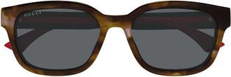 Gucci GG1872SK003 Tortoiseshell Square Full-Rim Sunglasses - Brown