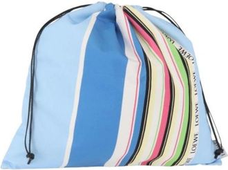 Loewe Pre-owned Bags, female, Blue, Size: ONE SIZE Pre-owned Canvas Pouch